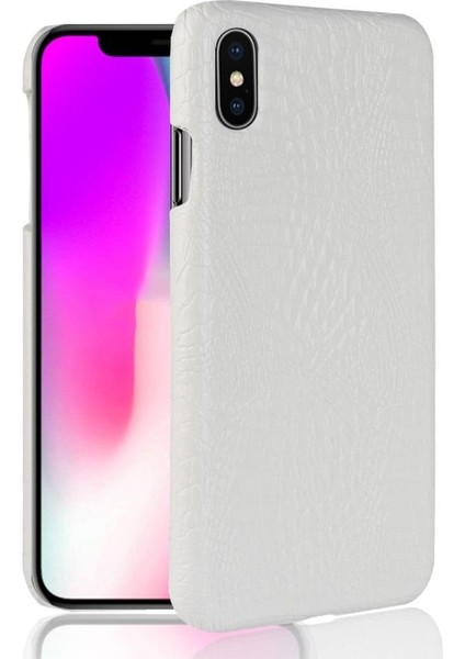 IPhone Xs Için Şık Klasik Durumda/x Anti Scratch Klasik Timsah Kapak (Yurt Dışından)