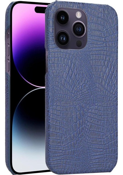 Şık Klasik Kılıf IPhone 14 Pro Max Klasik Timsah Moda Kapak (Yurt Dışından)