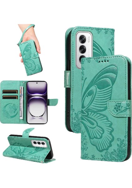 Oppo Oppo 12 5g Için Flip Case Ayrılabilir El Kayışı Yüksek Kaliteli Deri (Yurt Dışından)