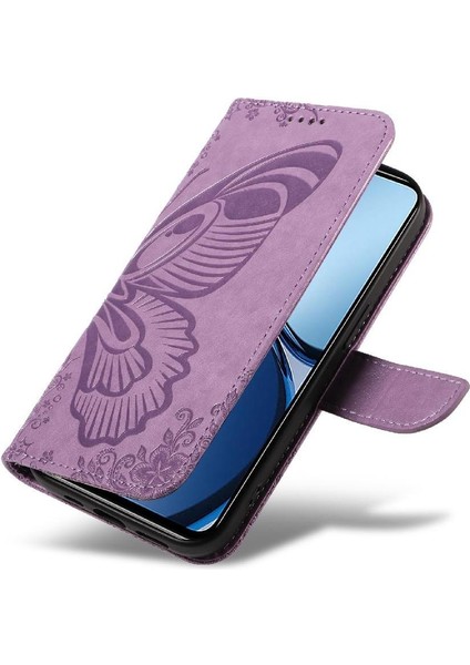 Kredi Kartı Yuvası ile Realme C61 Için Flip Case Ayrılabilir El Kayışı Yüksek (Yurt Dışından) indirimleri