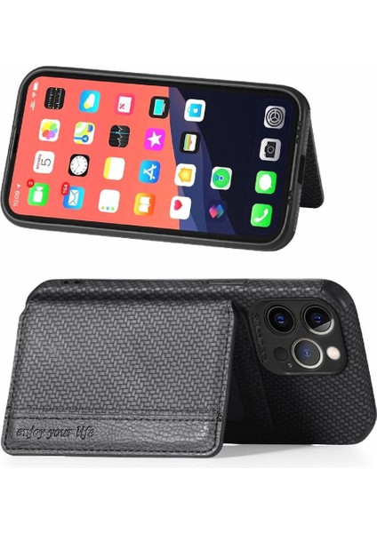 IPhone 13 Için Kılıf Pro Max Standı Fonksiyonu Rfıd Engelleme Manyetik Kart (Yurt Dışından) fırsatları