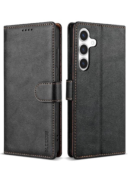 Samsung Galaxy A54 Için Flip Case Yan Cep Anti Kayma Kart Yuvaları Çift (Yurt Dışından)