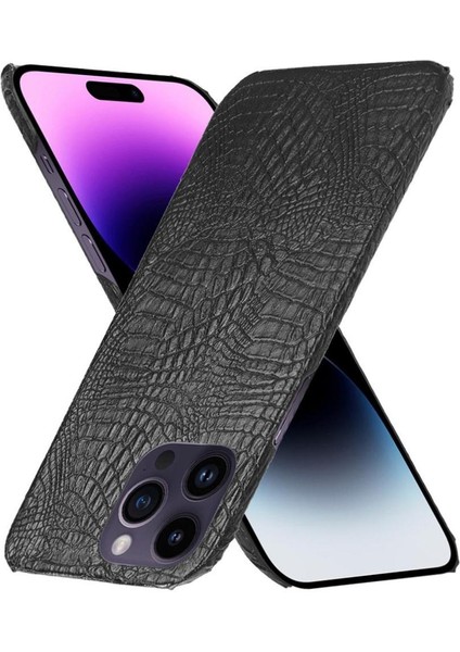Şık Klasik Kılıf IPhone 14 Pro Max Klasik Timsah Moda Kapak (Yurt Dışından) fırsatları
