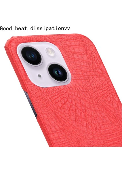 IPhone 14 Için Şık Klasik Durumda Artı Klasik Timsah Moda Kapak (Yurt Dışından) indirimleri