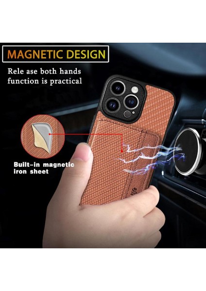 IPhone 13 Için Kılıf Pro Komple Kamera Güvenlik Standı Fonksiyonu Manyetik Kart (Yurt Dışından) fiyatları