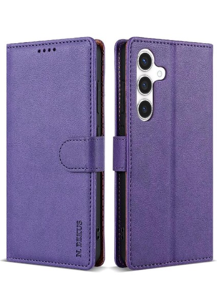 Samsung Galaxy A15 Için Flip Case 4g/5g Manyetik Kapatma Kart Yuvaları Çift (Yurt Dışından)
