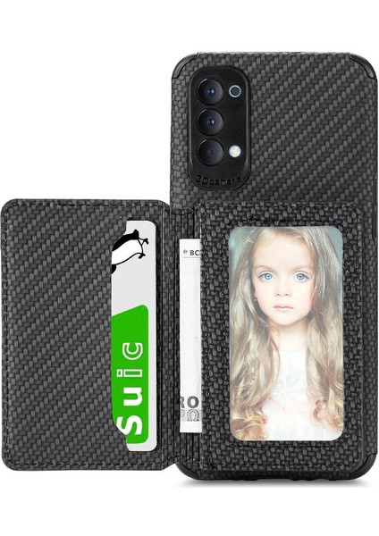 Oppo Oppo 4 Rfıd Engelleme Standı Fonksiyonu Manyetik Kart Tutucu Için Kılıf (Yurt Dışından)