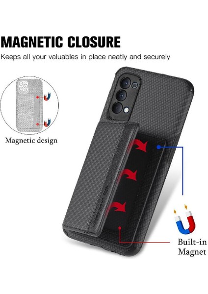 Oppo Oppo 4 Rfıd Engelleme Standı Fonksiyonu Manyetik Kart Tutucu Için Kılıf (Yurt Dışından) modelleri