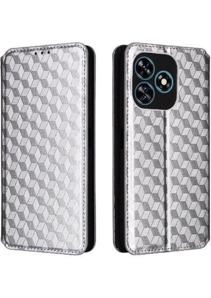 Oukitel C51 Cüzdan 3D Desen Manyetik Kapatma Pu Deri Için Flip Case (Yurt Dışından)