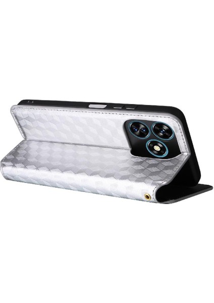 Oukitel C51 Cüzdan 3D Desen Manyetik Kapatma Pu Deri Için Flip Case (Yurt Dışından)