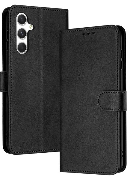 Kart Yuvası ile Toka Kickstand ile Samsung Galaxy A25 5g Için Flip Case (Yurt Dışından)