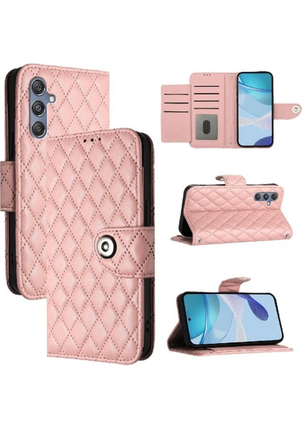 Samsung Galaxy M34 5g Kart Tutucu Cüzdan Kapak Bilek Şeridi Için Kılıf (Yurt Dışından)