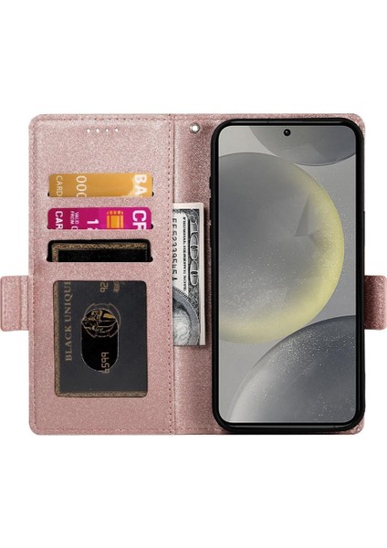 Samsung Galaxy S24 Kart Yuvaları Için Flip Case Iş Günlük Kullanım Cüzdan Flip (Yurt Dışından) modelleri
