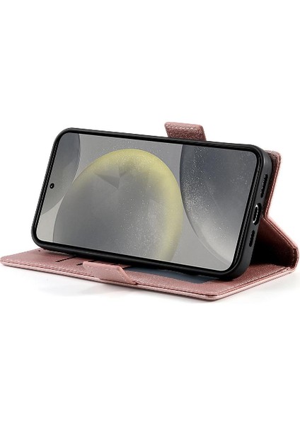 Samsung Galaxy S24 Kart Yuvaları Için Flip Case Iş Günlük Kullanım Cüzdan Flip (Yurt Dışından) indirimleri