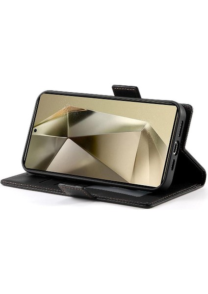 Samsung Galaxy S24 Ultra Günlük Kullanım Için Flip Case Kart Yuvaları Iş Çevirme (Yurt Dışından) modelleri