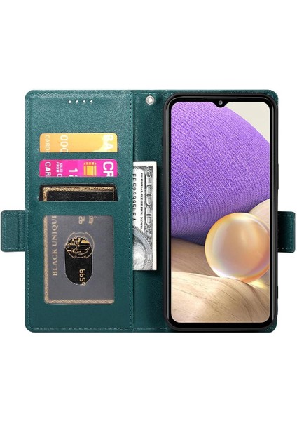 Samsung Galaxy A32 5g Flip Cüzdan Günlük Kullanım Kart Yuvaları Için Flip Case (Yurt Dışından) indirimleri