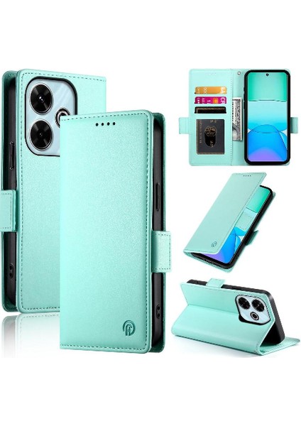 Xiaomi Redmi 13 Kartvizit Yuvaları Için Flip Case Günlük Kullanım Flip Cüzdan (Yurt Dışından)