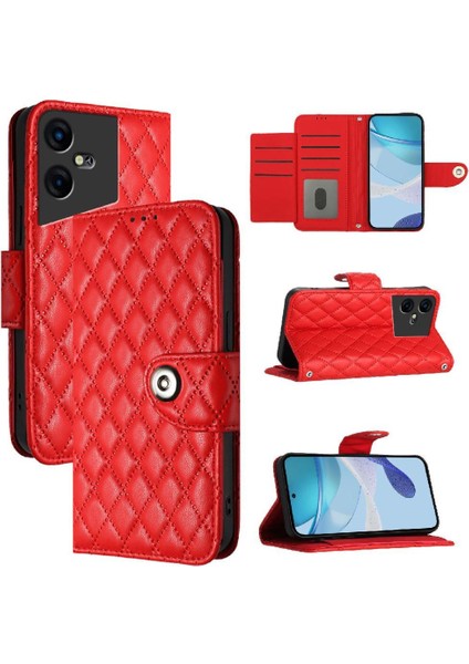 Tecno Pova Neo 3 Kart Tutucu Bilek Şerit Darbeye Şık Kapak Için Kılıf (Yurt Dışından)