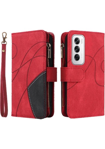 Oppo Oppo 12 5g Dokuz Kart Yuvaları Için Kılıf Kickstand Koruyucu Fermuar Tarzı (Yurt Dışından) modelleri