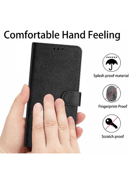 Kart Yuvası ile Xiaomi Redmi A2 Artı Kickstand Için Flip Case Pu Deri (Yurt Dışından)