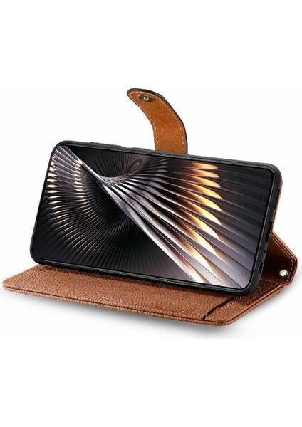Xiaomi Poco F6 Cüzdan Fermuar Aşk Için Flip Case Darbeye Deri Kılıf (Yurt Dışından)