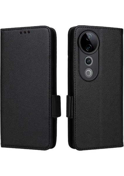 Vivo S19 Pro 5g Için Flip Case Cüzdan Kart Yuvaları Tutucu Yan Toka Pu (Yurt Dışından)