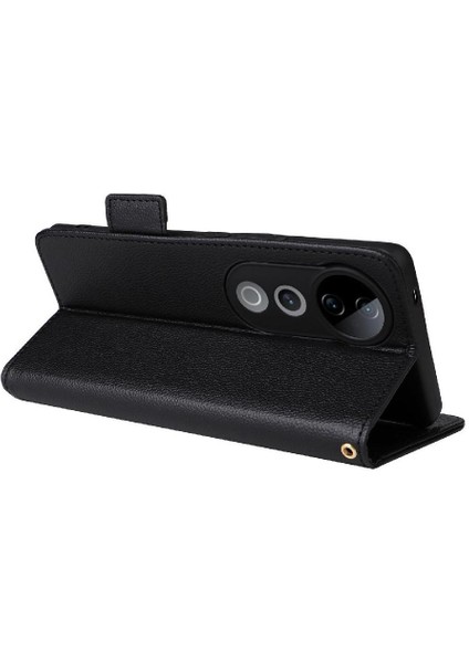 Vivo S19 Pro 5g Için Flip Case Cüzdan Kart Yuvaları Tutucu Yan Toka Pu (Yurt Dışından)