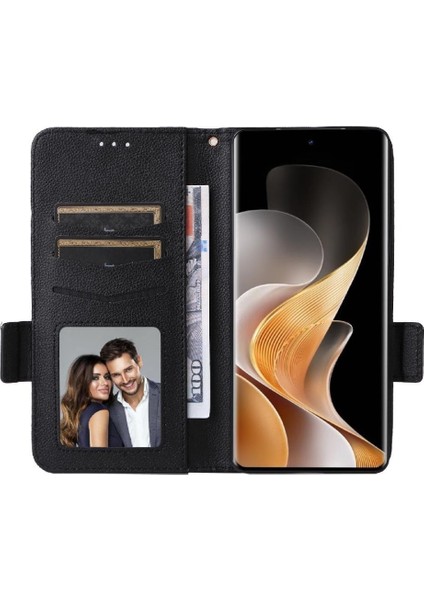 Vivo S19 Pro 5g Için Flip Case Cüzdan Kart Yuvaları Tutucu Yan Toka Pu (Yurt Dışından)