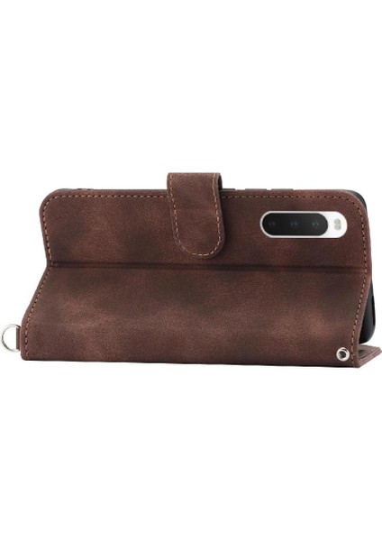 Sony Xperia 1 Iv Çoklu Kredi Kartı Yuvaları Için Flip Case Kabartmalı (Yurt Dışından) fırsatları