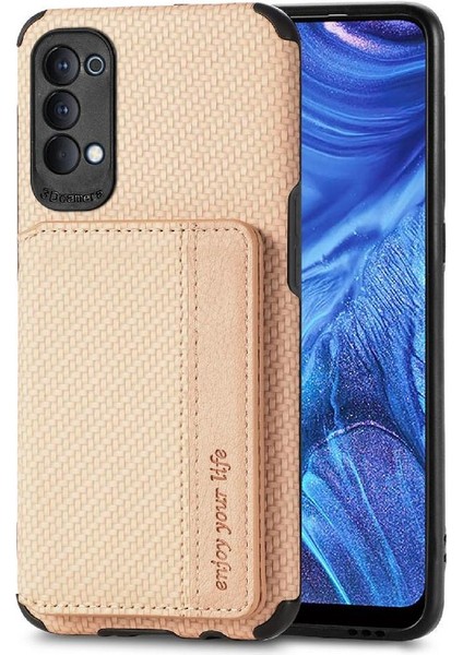 Oppo Oppo 4 Rfıd Engelleme Standı Fonksiyonu Manyetik Kart Tutucu Için Kılıf (Yurt Dışından)
