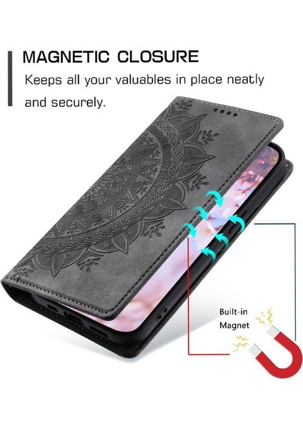 Xiaomi 13 Için Kılıf Yan Toka Pu Deri Darbeye Kapak Çevirin Kart (Yurt Dışından)