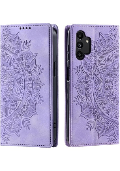 Samsung Galaxy A32 5g Pu Deri Yan Toka Darbeye Flip Case (Yurt Dışından)