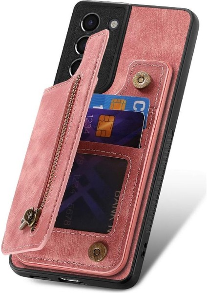 Samsung Galaxy S21 Vintage Fermuar Cüzdan Standı Fonksiyonu Için Kılıf Katlanabilir (Yurt Dışından) fiyatları