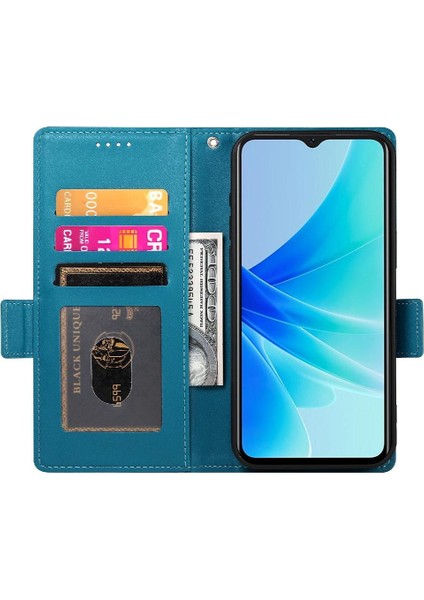 Oppo A57 4g Günlük Kullanım Için Flip Case Kart Yuvaları Iş Cüzdan Flip (Yurt Dışından)