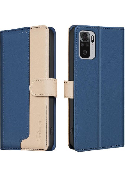 Xiaomi Redmi Not 10S Için Flip Case Darbeye Tpu Iç Kabuk Çevirme Folyo (Yurt Dışından)