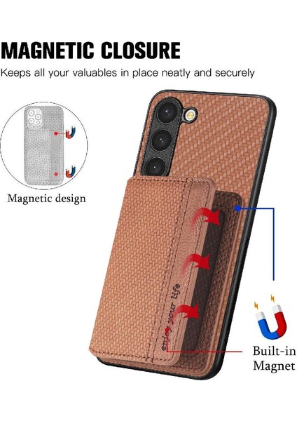 Samsung Galaxy S23 Manyetik Kart Tutucu Rfıd Engelleme Için Kılıf Komple (Yurt Dışından) fiyatları