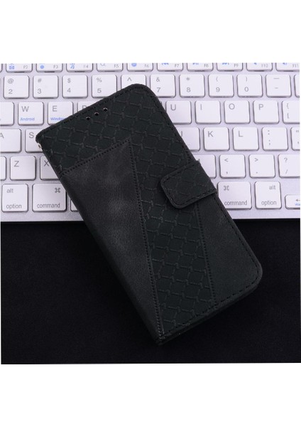 Telefon Kılıfı Için Xiaomi Poco M6 4g Flip Folio Kapak Pu Deri Cüzdan Kart (Yurt Dışından)