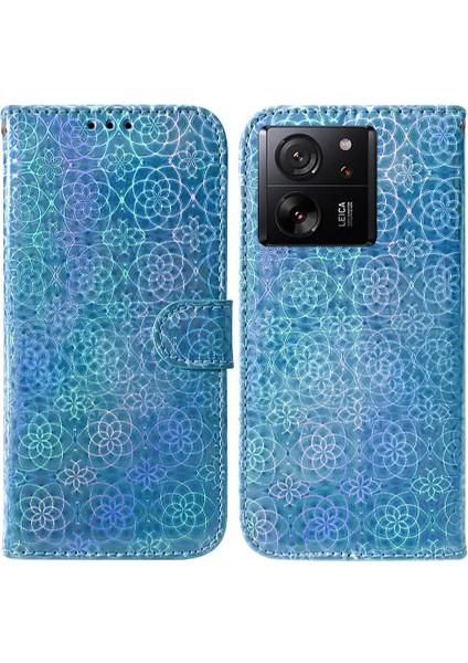 Xiaomi 13T/13T Pro Cüzdan Kılıf Glitter Renkli Premium Pu Kart (Yurt Dışından)