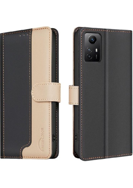 Xiaomi Redmi Not 11 Için Flip Case 4g Flip Folio Kickstand Rfıd Engelleme (Yurt Dışından)