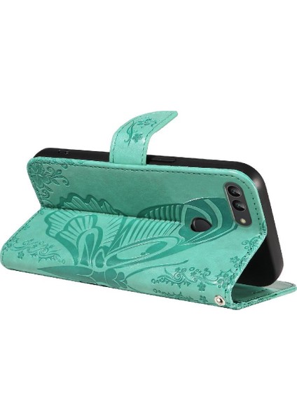 Huawei P Akıllı Yüksek Kaliteli Deri Ayrılabilir El Kayışı Için Flip Case (Yurt Dışından)