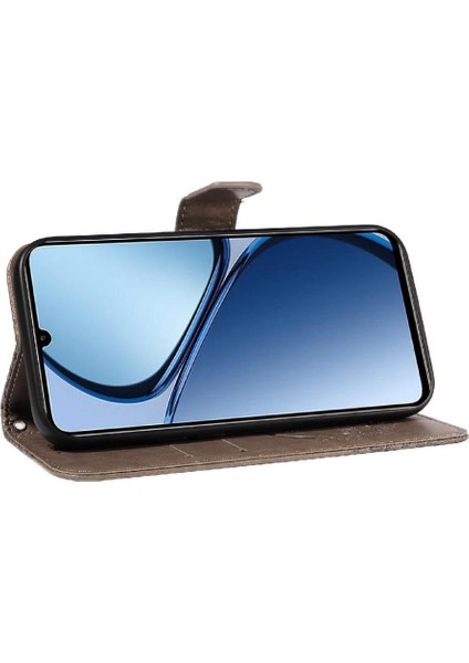 Kredi Kartı Yuvası ile Realme C61 Için Flip Case Ayrılabilir El Kayışı Yüksek (Yurt Dışından) modelleri