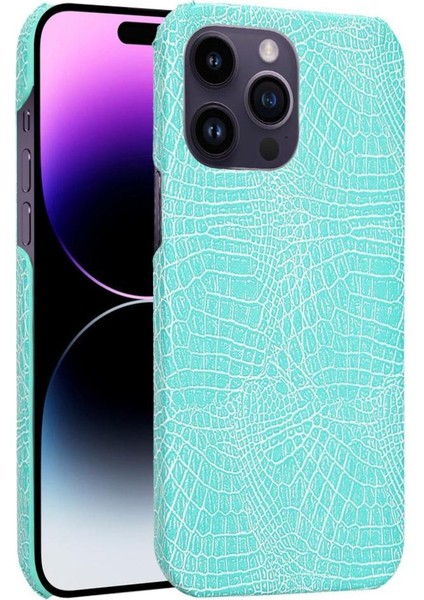 Şık Klasik Kılıf IPhone 14 Pro Max Klasik Timsah Moda Kapak (Yurt Dışından)