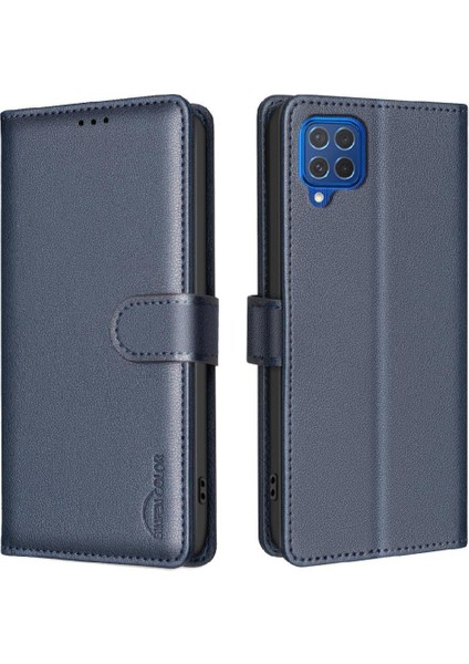 Samsung Galaxy A22 4g Manyetik Kart Tutucu Kickstand Cüzdan Için Flip Case (Yurt Dışından)