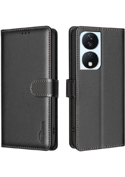 Onur X7B Rfıd Engelleme Cüzdan Kart Tutucu Kickstand Pu Için Flip Case (Yurt Dışından) indirimleri