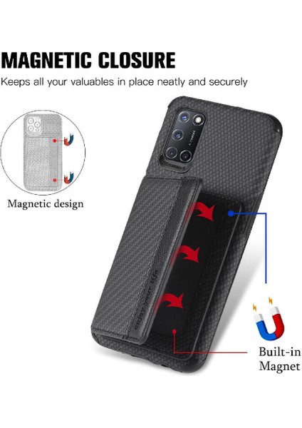 Oppo OPPO/A72/A92 Stand Fonksiyonu Için Komple Kamera Güvenlik Rfıd Kartı (Yurt Dışından)