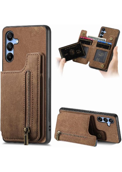 Samsung Galaxy A25 5g Için Kılıf Standı Fonksiyonu Katlanabilir Arka Kapak Vintage (Yurt Dışından)