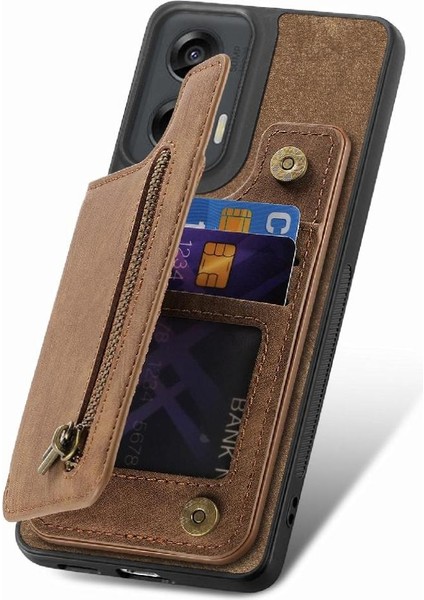 Motorola Moto G Stylus 5g Için Kılıf 2024 Katlanabilir Arka Kapak Vintage Fermuar (Yurt Dışından) fiyatları