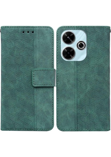 Mays Shop Xiaomi Poco M6 4g Için Flip Case Cüzdan Kapak Premium Pu Deri Flip Case Folio (Yurt Dışından)