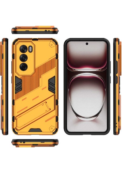 Oppo Oppo 12 Pro 5g Için Kickstand Koruyucu Kapak Sağlam Askeri (Yurt Dışından)