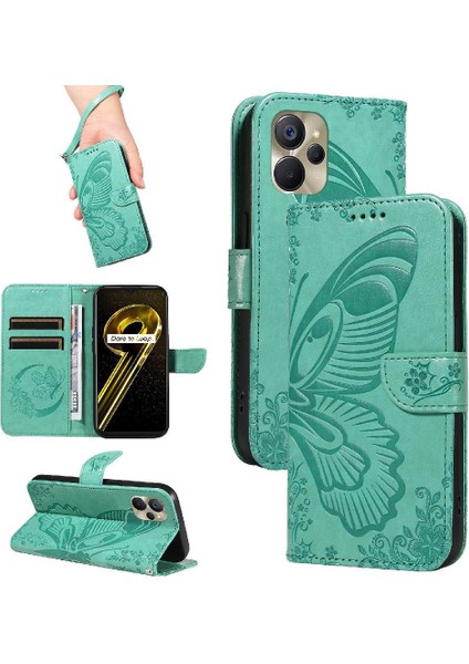 Kredi Kartı Yuvası Ayrılabilir El Kayışı ile Reamle 9i 5g Için Flip Case (Yurt Dışından) modelleri